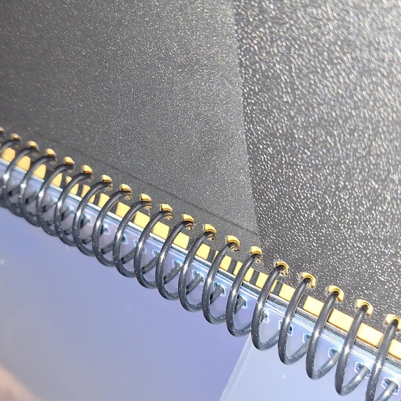 8 Pocket Project Organizer Black with spiral (new) - Picture 4 of 5